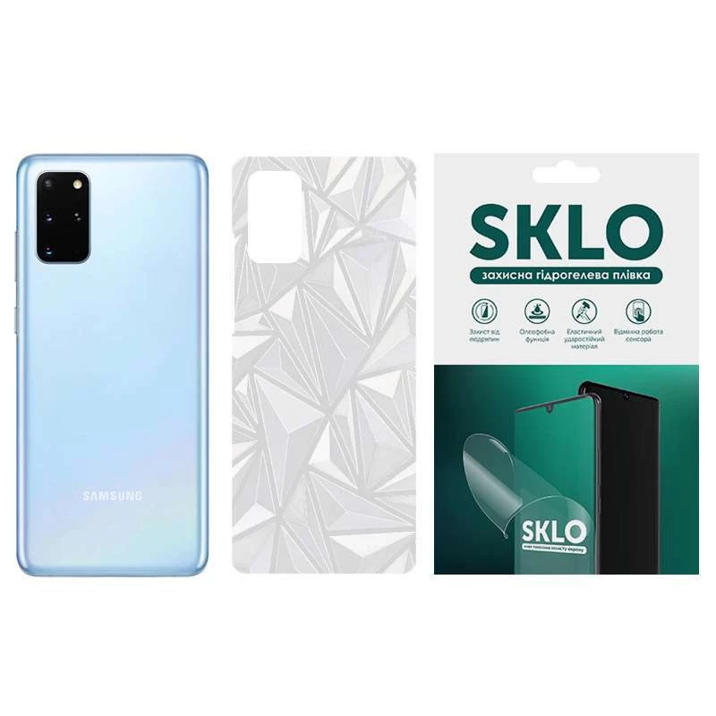 

Защитная плёнка SKLO Back Transparent на тыльную сторону для Samsung Galaxy A02 (Прозрачный / Diamonds), Прозорий / diamonds