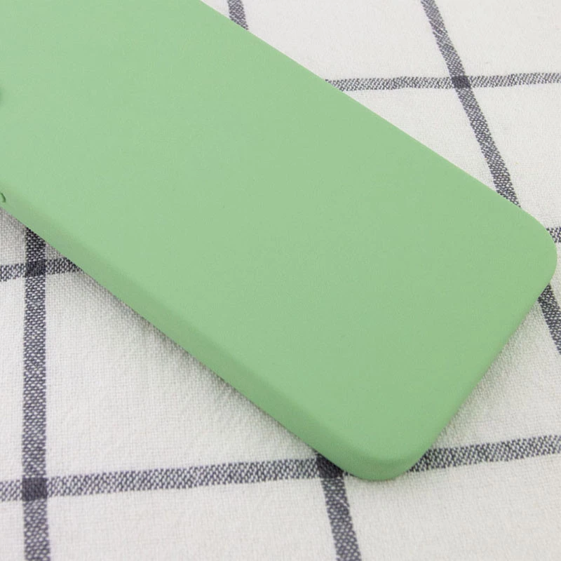 Чехол Silicone Case Square L с защитой камеры для Apple iPhone 11 Pro Max (6.5") – Мятный / Mint. Фото 2 из 3