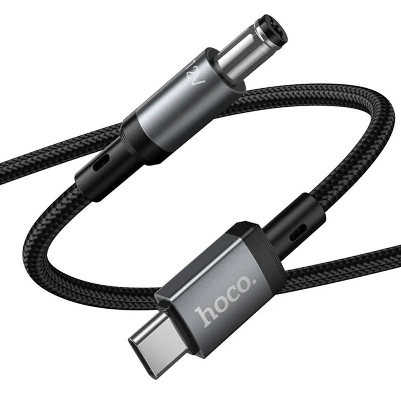 Кабель живлення для роутера/модема Hoco X129 Advantage Type-C-DC 12V (1m) – Black. Фото 3 з 6