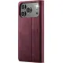 Шкіряний чохол-книжка CaseMe Velvet Matte для Apple iPhone 17 Pro (6.3") – Red. Фото 3 з 5