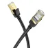 Дата кабель Hoco US02 Level pure copper gigabit ethernet (5m) – Black. Фото 1 з 8