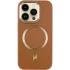 Кожаный чехол с MagSafe для Apple iPhone 16 Pro Max – Brown. Фото 1 из 7