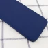 Чехол Silicone Case Square L с защитой камеры для Apple iPhone XS (5.8") – Синий / Deep navy. Фото 2 из 3