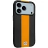 Шкіряний чохол Rally with MagSafe для Apple iPhone 17 (6.3") – Black / Orange. Фото 1 з 1