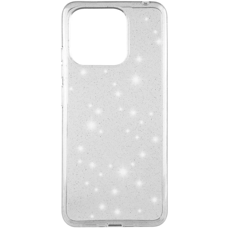 Блискучий силіконовий чохол на Xiaomi Redmi 12C / Poco C55 – Clear. Фото 4 з 8