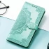 Шкіряний чохол-книжка Art Case з візитницею для Xiaomi Redmi Note 14 Pro 4G – Бірюзовий. Фото 6 з 9