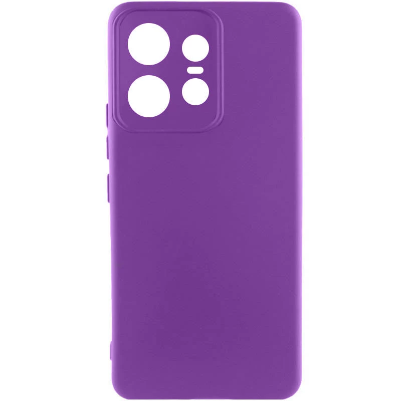Чохол Silicone Case Lakshmi Plus з закритою камерою на Motorola Edge 50 Pro – Фіолетовий / Purple. Фото 1 з 3