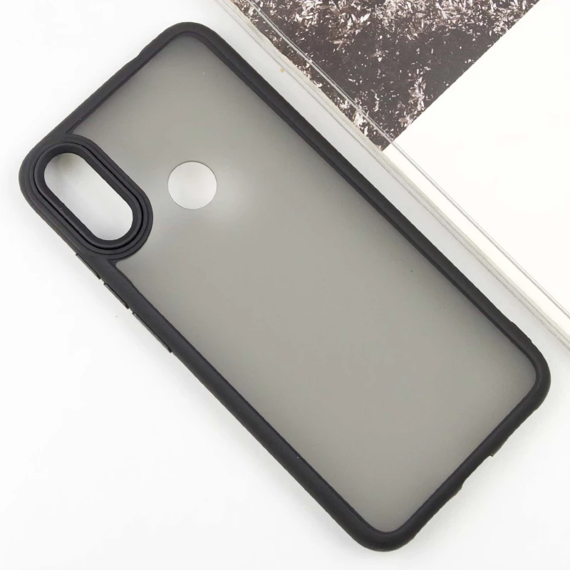 Чехол TPU+PC Lyon Frosted на Xiaomi Redmi Note 7 / Note 7 Pro / Note 7s – Black. Фото 3 из 12