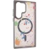 Чохол абстракція малювання з MagSafe на Samsung Galaxy S24 Ultra – Titanium grey. Фото 1 з 7