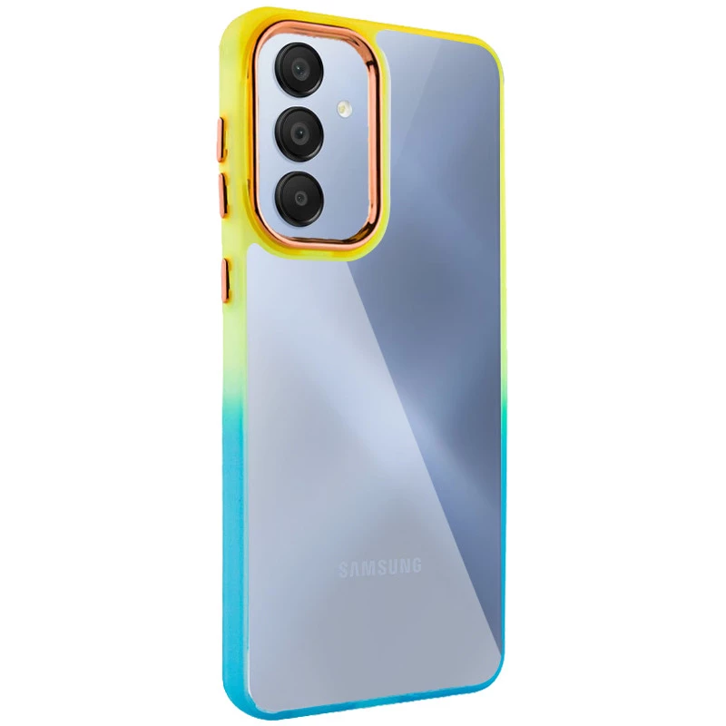 Силіконовий чохол фреш на Samsung Galaxy A33 5G – Бірюзовий / Помаранчевий. Фото 2 з 6