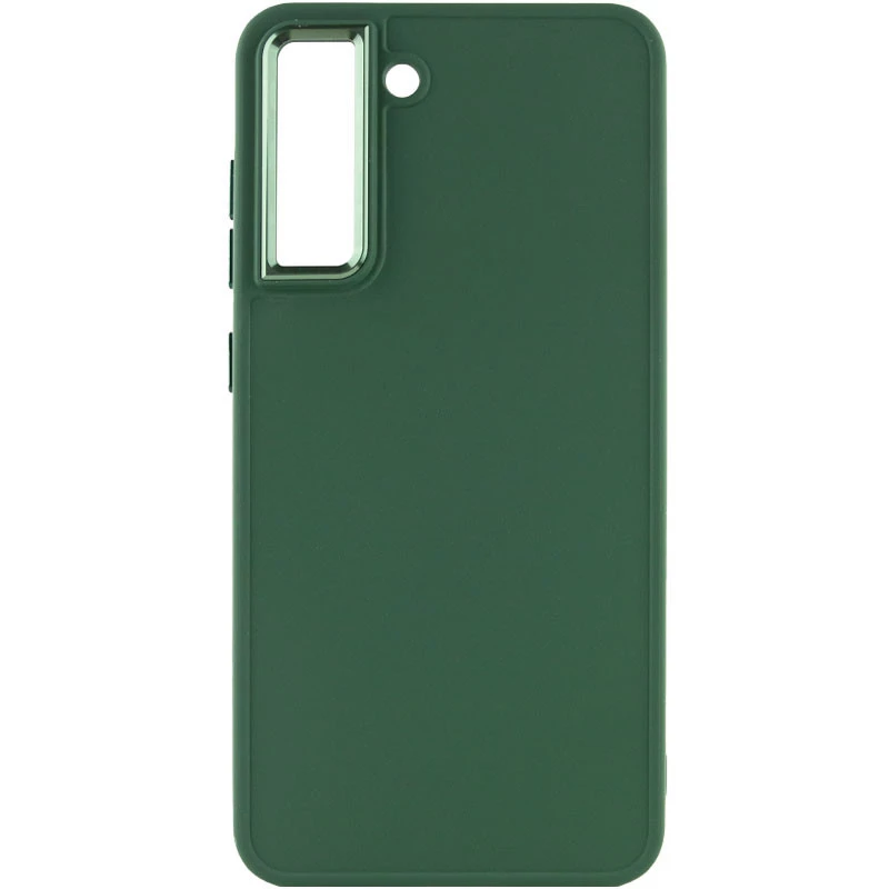 TPU чохол Bonbon з металевими кнопками на Samsung Galaxy S24+ – Зелений / Army green. Фото 3 з 12