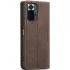 Шкіряний чохол-книжка CaseMe Velvet Nubuck для Xiaomi Redmi Note 10 Pro – Coffee. Фото 5 з 6