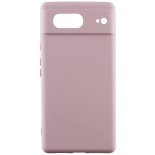 Чохол Silicone Case Lakshmi Premium із закритою камерою для Google Pixel 7 — Рожевий / Pink Sand