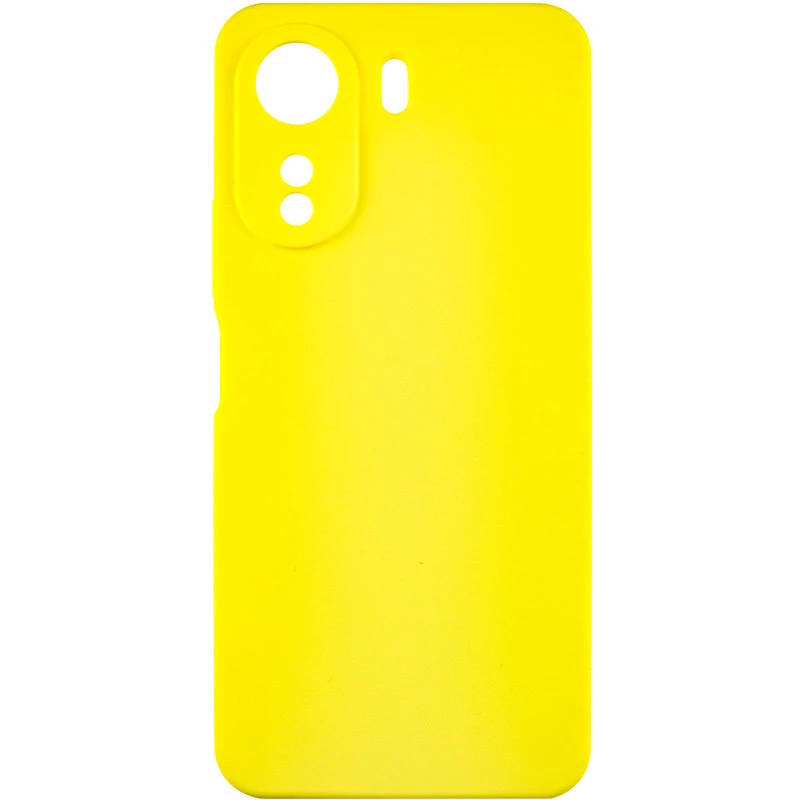 Чохол Silicone Case Lakshmi Premium з закритою камерою для Xiaomi Poco C65 – Жовтий / Yellow. Фото 2 з 15