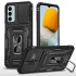 Ударостійкий чохол Square Ring зi шторкою на камеру на Samsung Galaxy A27 – Чорний / Black. Фото 1 з 1