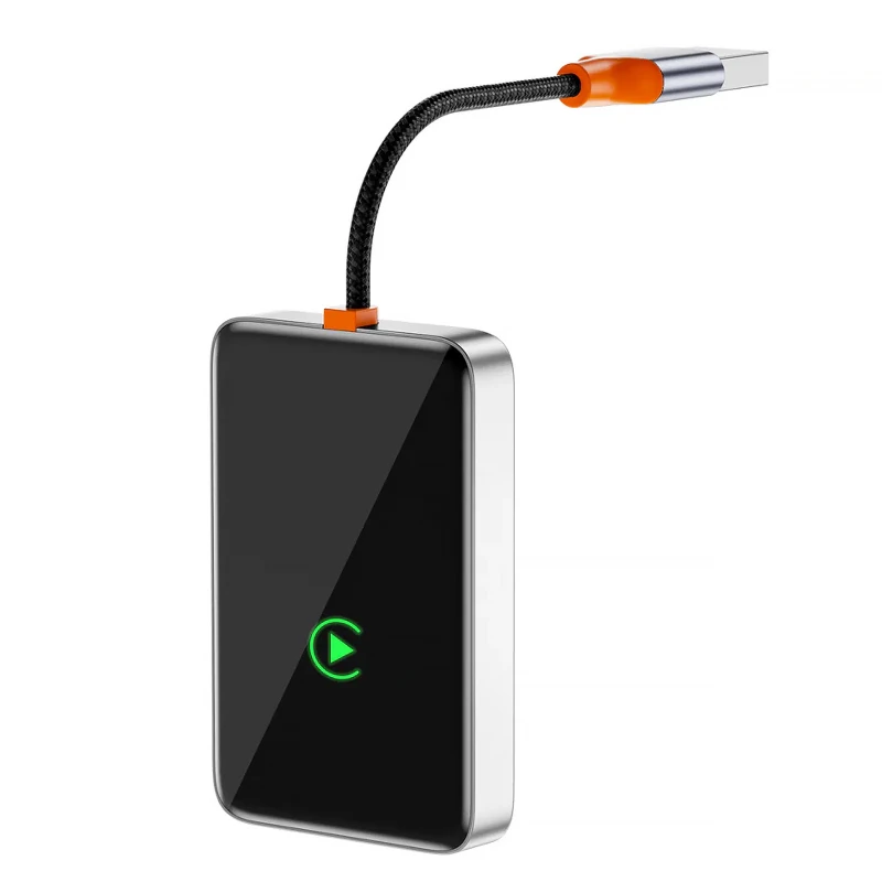 Адаптер WIWU Wi-CP002 car wireless CarPlay iOS – silver. Фото 4 из 5