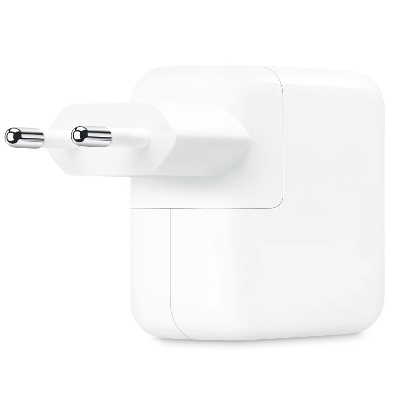 МЗП 35W Dual Power Adapter for Apple (2USB-C) (AAA) (box) – White. Фото 2 з 4