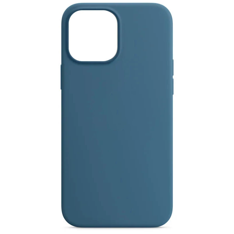 Чохол з закритим низом Silicone Case на Apple iPhone 13 Pro Max (6.7") – Синій / Blue Jay. Фото 1 з 2