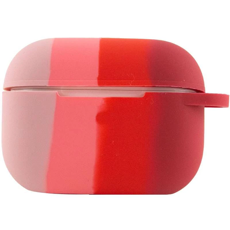 Силіконовий футляр Colorfull для навушників AirPods Pro – Рожевий / Червоний. Фото 2 з 4