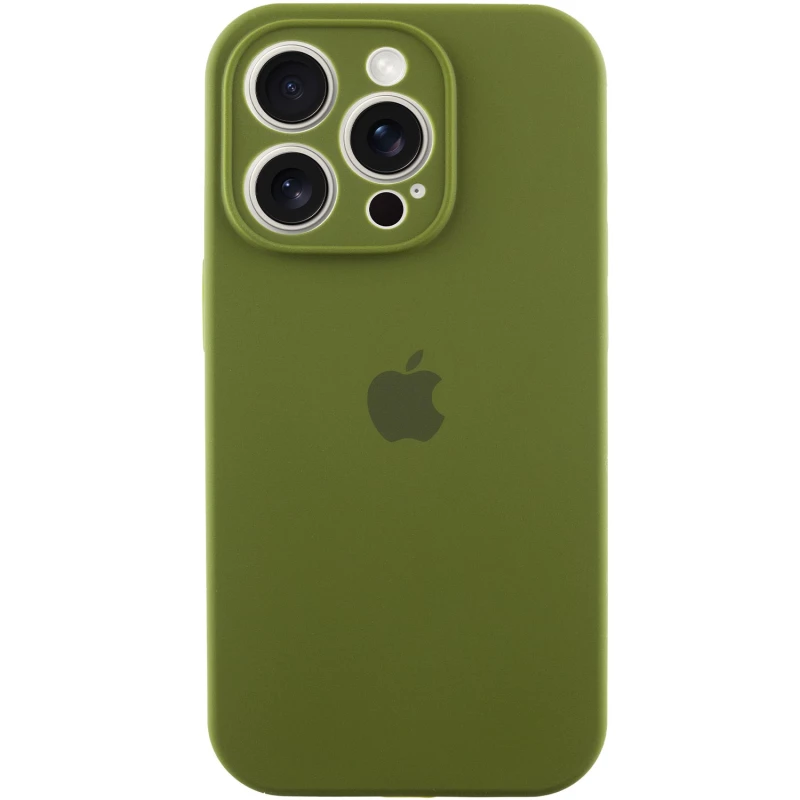 

Чохол Silicone Case з захистом камери на Apple iPhone 12 Pro (6.1") (Зелений / Dark Olive / PVH)