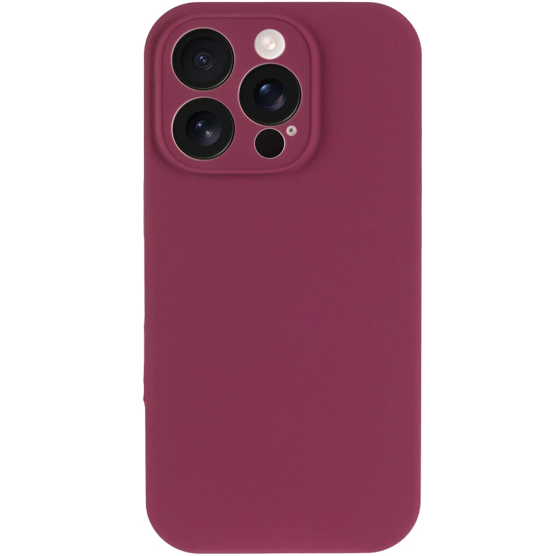 Чохол Silk Full Camera Protective (AA) NO LOGO для Apple iPhone 13 Pro (6.1") – Бордовий / Plum. Фото 3 з 7