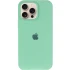 Чохол Silicone Case з закритим низом на Apple iPhone 16 Pro – Зелений / Pistachio. Фото 4 з 11