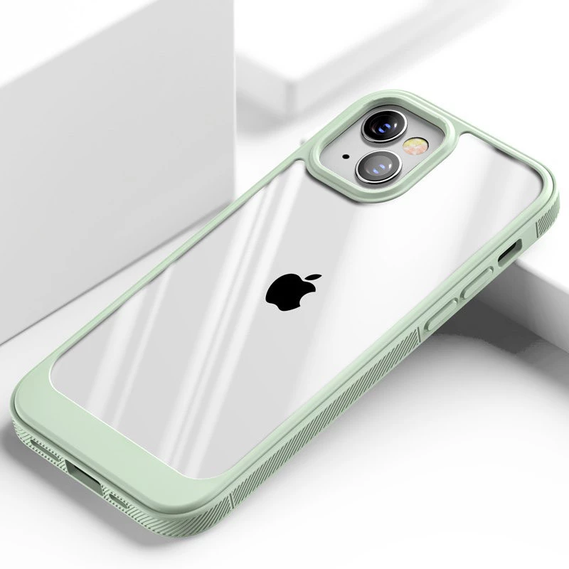 Силиконовый чехол с плотным ободком для Apple iPhone 13 (6.1") – Green. Фото 3 из 4