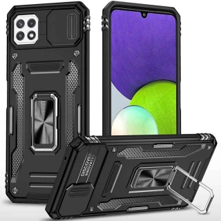 Ударостійкий чохол Square Ring зi шторкою на камеру на Samsung Galaxy A22 5G фото 1 з 5