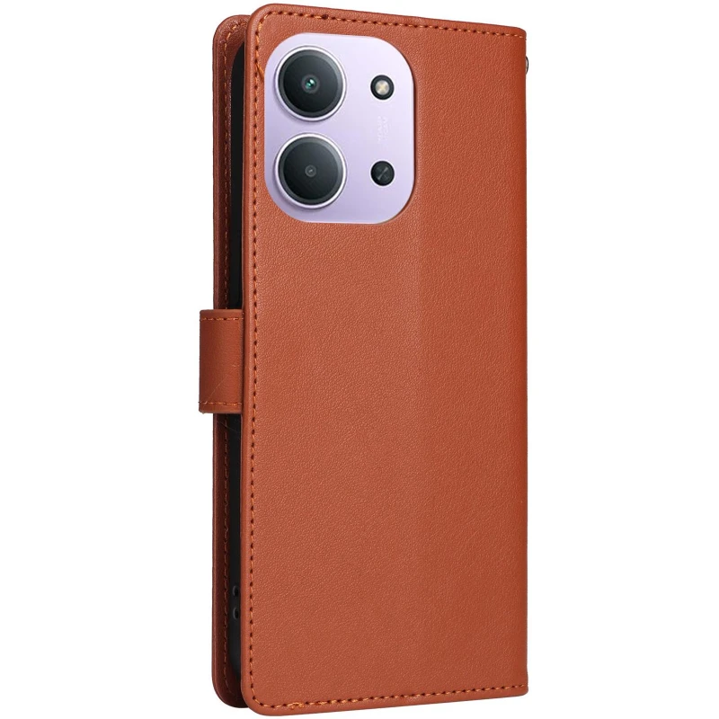 Шкіряний чохол-книжка Essential Case для Xiaomi Redmi 15C (EU) – Brown. Фото 2 з 7