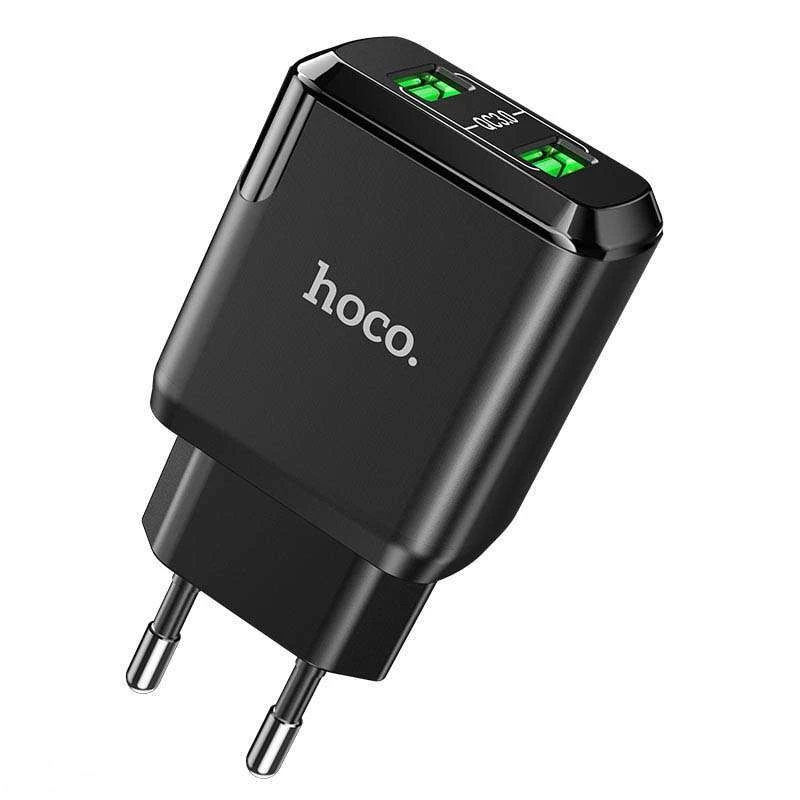 

СЗУ HOCO N6 QC3.0 (2USB/3A) (Черный), Чорний