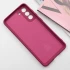 Чохол Silicone Case Lakshmi Plus з закритою камерою на Samsung Galaxy S21 FE – Бордовий / Marsala. Фото 5 з 7