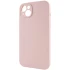 Чехол с защитой камеры Silicone Case для Apple iPhone 14 (6.1") – Розовый / Pink Sand. Фото 3 из 6