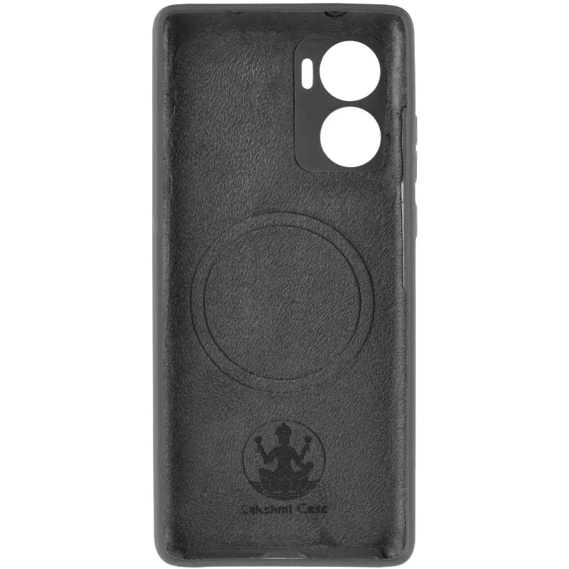 Чохол Silicone Cover Lakshmi Full Camera (AA) with Magnetic Fit для Motorola Moto G06 – Чорний / Black. Фото 3 з 5
