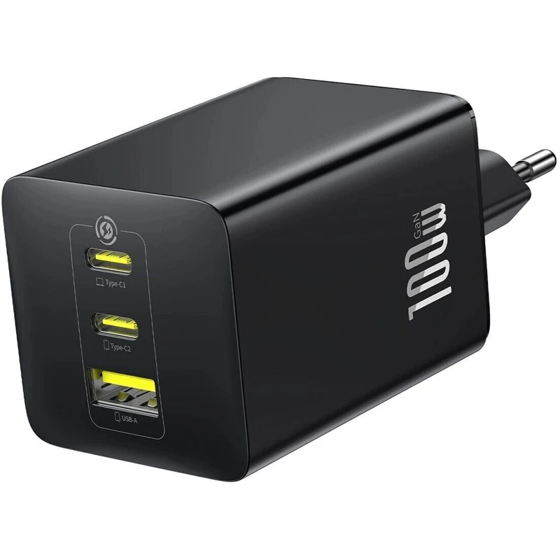 МЗП Baseus EnerFill FE11 Fast Charger 100W (1USB-A/2C) (P101821) – Cosmic Black. Фото 2 з 4