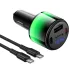 АЗУ Hoco Z69B Vivido PD57W+QC3.0 (1USB-A/2C) + кабель Type-C to Type-C – Black. Фото 6 из 6