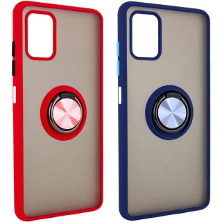 Чехол с металлическим кольцом-держателем для ZTE Blade V20 Smart фото 1 из 1