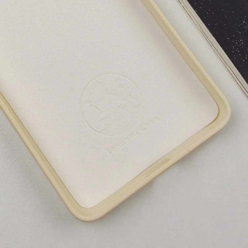 Кольоровий силіконовий чохол GETMAN із закритою камерою для Xiaomi Poco X6 Pro – Пісочний / Sand. Фото 3 з 7