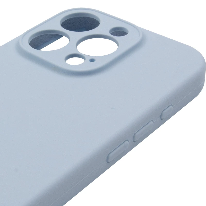 Чехол Silk Full Camera Protective (AA) NO LOGO для Apple iPhone 15 Pro Max (6.7") – Голубой / Sweet Blue. Фото 6 из 12
