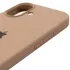 Чехол Silicone Case с закрытым низом для Apple iPhone 17 (6.3") – Бежевый / Desert Gold. Фото 5 из 6