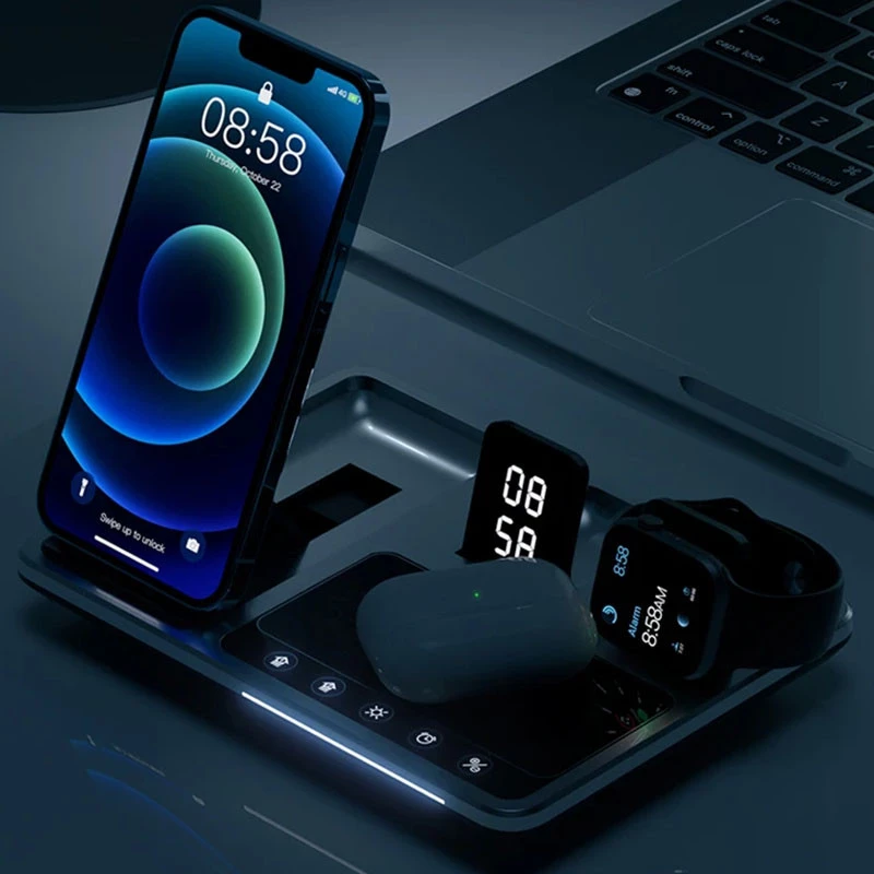 БЗП R11 4in1 with clock – Black. Фото 2 з 2