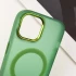 Цветной TPU+PC с MagSafe на Apple iPhone 15 (6.1") – Army Green. Фото 8 из 11