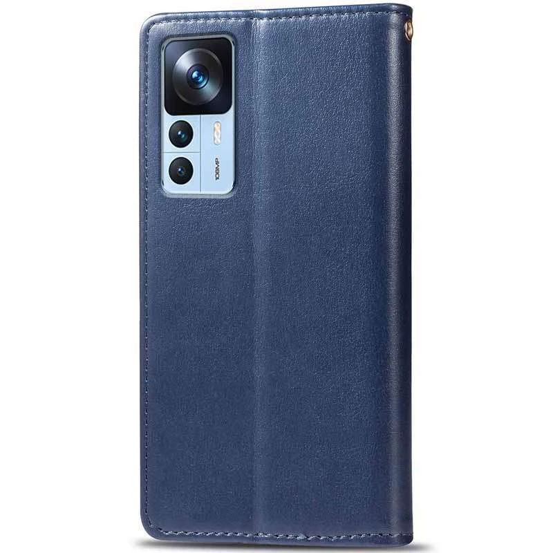 Чохол-книжка GETMAN Gallant  на Xiaomi 12T / 12T Pro – Синій. Фото 2 з 3
