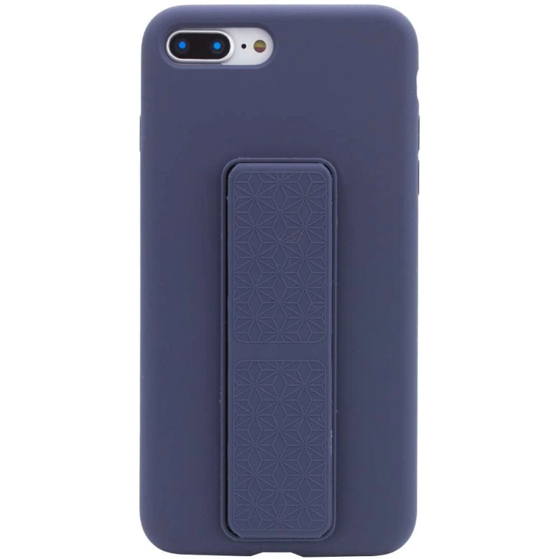 

Чохол Silicone Case з тримачем на Apple iPhone 7 plus / 8 plus (5.5") (Темно-синій / Midnight blue)