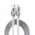 Дата кабель Borofone BU12 Synergy USB to MicroUSB (1.2m) – Срібний. Фото 1 з 4