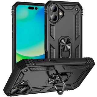 Противоударный чехол Serge Ring с кольцом для Apple iPhone 17 (6.3") фото 1 из 8
