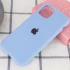 Чохол Silicone Case з закритим низом на Apple iPhone 11 (6.1") – Блакитний / Lilac Blue. Фото 2 з 3