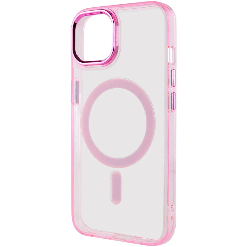 Силіконовий чохол Iris с MagSafe на Apple iPhone 14 (6.1") – Рожевий. Фото 4 з 8
