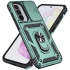Протиударний чохол Serge Ring з кільцем на Samsung Galaxy A57 5G – Зелений. Фото 2 з 4