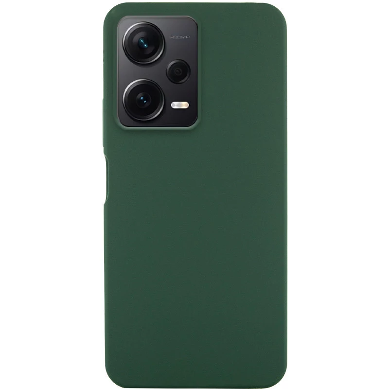 Чохол Silicone Case Lakshmi Plus з закритою камерою на Xiaomi Redmi Note 12 Pro 5G – Зелений / Dark green. Фото 2 з 4