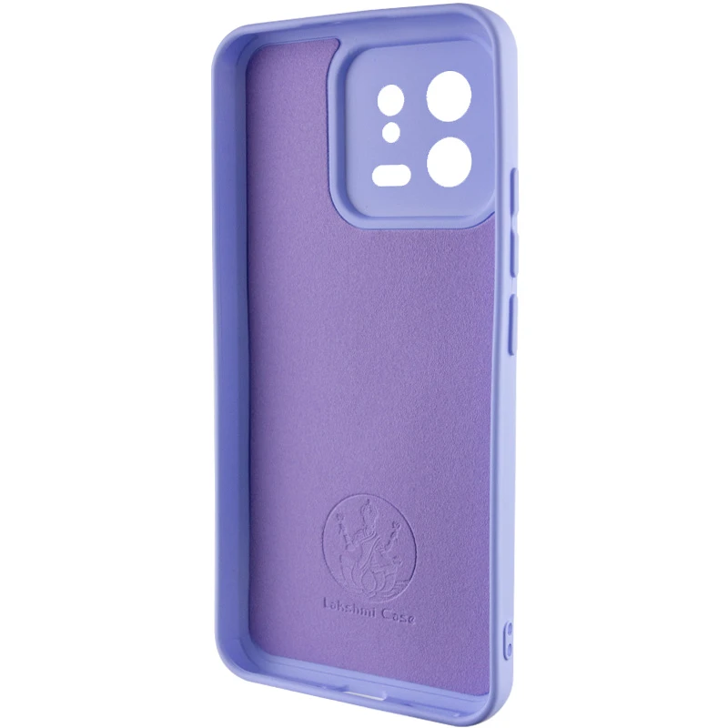 Чохол Silicone Case Lakshmi з закритою камерою на Xiaomi 13 – Бузковий / Dasheen. Фото 9 з 12